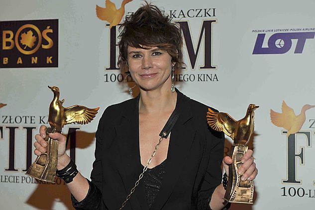 Dwie Złote Kaczki otrzymała M. Szumowska za najlepszy film  i scenariusz (fot. I. Sobiszczuk/TVP)
