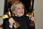 K. Janda otrzymała nagrody: za rolę w „Tataraku” oraz dla najlepszej aktorki polskich filmów historycznych (fot. J. Bogacz)