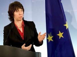 Szefowa unijnej dyplomacji Catherine Ashton (fot. arch. PAP/EPA/K.D.Gabbert)