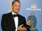 Tom Hanks zdobył nagrodę za najlepszy miniserial (fot. PAP/EPA/PAUL BUCK)