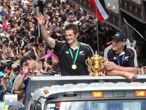 Triumfalny marsz All Blacks. Nowa Zelandia świętuje!