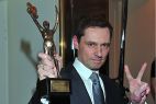 Krzysztof Ziemiec otrzymał Telekamerę w kategorii osobowość informacji (fot. J. Bogacz/TVP)