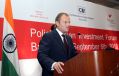 Premier Donald Tusk podczas Forum Biznesowego z przedstawicielami biznesu indyjskiego, w Indiach