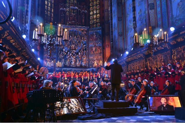 20 grudnia w Bazylice Mariackiej odbył się koncert „Kolęda Nova 2011” (fot. R. Kornecki/TVP)