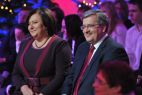 Bronisław i Anna Komorowscy byli gospodarzami koncertu wigilijnego w Pałacu Prezydenckim (fot.J. Bogacz/TVP)