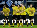 Piłkarze mistrza Niemiec fetowali w meczu z HSV aż pięć bramek (fot. PAP/EPA)