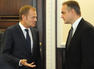 Premier Donald Tusk po stu dniach rządów podsumowuje pracę ministrów swojego gabinetu