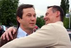 Prywatnie koleguje się z Mariuszem Kwarcem, kolegą z korporacji taksówkowej (fot. TVP)