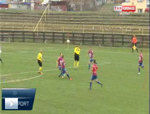 I liga: Ruch Radzionków - Polonia Bytom (skrót)