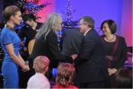 Grzegorz Markowski złożył Bronisławowi Komorowskiemu świąteczne życzenia (fot. J. Bogacz/TVP)