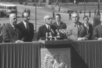 Pierwszomajowe płomienne przemówienie Władysława Gomółki, Warszawa 1967, fot. TVP