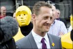 Kierowca Formuły1 Michael Schumacher rozmawiał z deputowanymi o poprawie bezpieczeństwa na drogach (fot. PE)