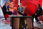 Krzysztof Szewczyk, Maria Szabłowska i Tadeusz Woźniakowski (fot. Jan Bogacz/TVP)