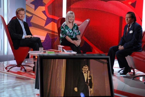 Krzysztof Szewczyk, Maria Szabłowska i Tadeusz Woźniakowski (fot. Jan Bogacz/TVP)