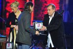 Janusz Anderman gratulował Radosławowi Kobierskiemu jego książki „Ziemia Nod” (fot. Jan Bogacz/TVP)