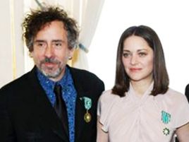 Tim Burton i Marion Cotillard (fot. news24.com)