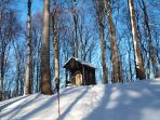 Okolice Stępiny - Kapliczka na górze Chełm  (fot.) Artur Borecki
