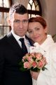 Marta i Robert chwilę po zawarciu małżeństwa (fot. Ela Kasperska)