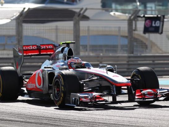 Janson Button wygrał pierwszy trening przed GP Abu Zabi (fot. PAP/EPA)