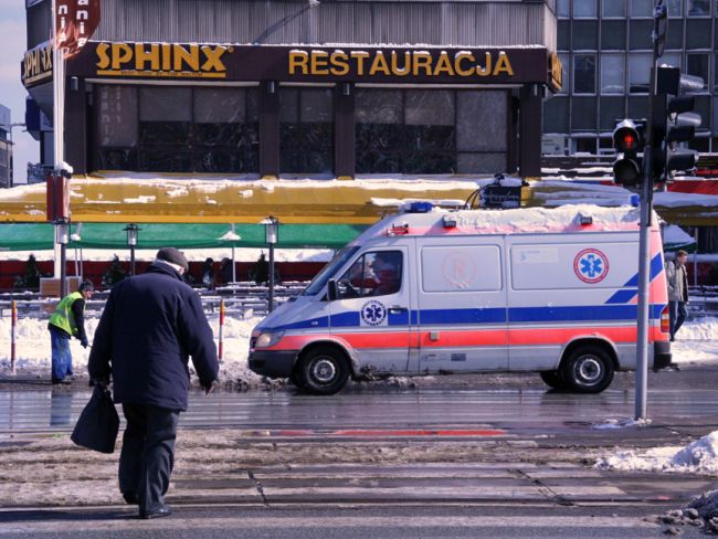 Pogotowie miało dziś pełne ręce roboty (fot.Mikołaj Handzlik)