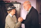 Dionizy Złotopolski i Eleonora Gabriel (Alina Janowska) – skłócone bliźnięta (fot. Jacek Urbaniak/TVP)