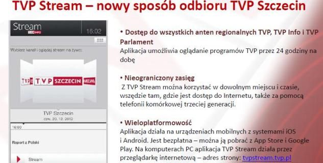 TVP Szczecin dostępna na żywo w internecie