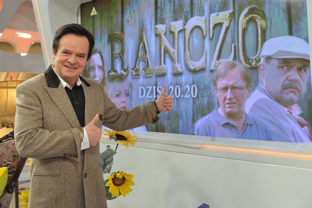 Do oglądania serialu zachęcał Piotr Pręgowski, czyli Patryk Pietrek (fot. Ireneusz Sobieszczuk/TVP)