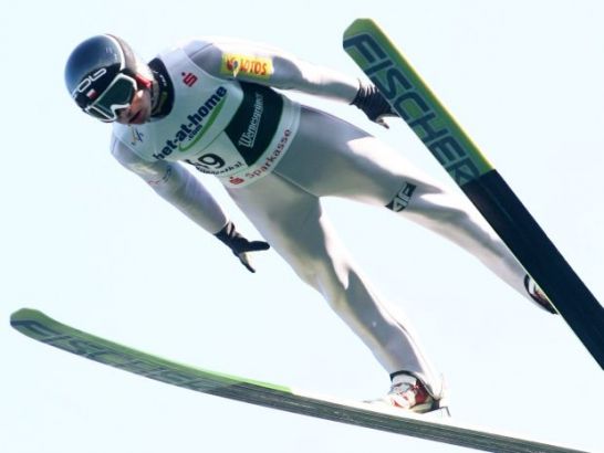 Kamil Stoch zakończył sezon Letniej GP mocnym akcentem (fot.PAP/Grzegorz Momot)