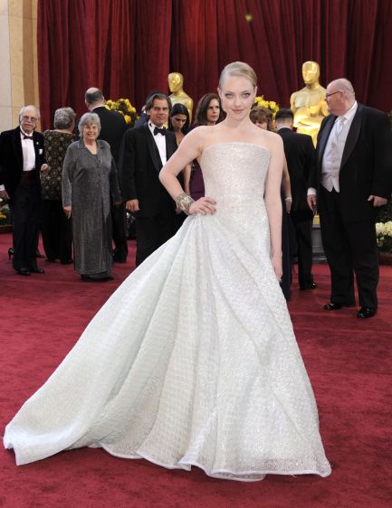 Amerykańska gwiazda filmu „Mamma mia!" – Amanda Seyfried (fot. PAP/EPA/PAUL BUCK)