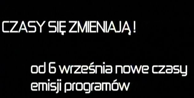 Zbliżenia od 6 września o 18.30