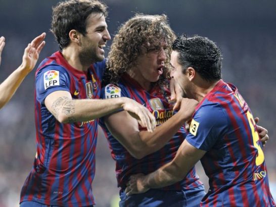 Carles Puyol dał Barcelonie sygnał do ataku (fot. PAP/EPA)