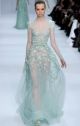 W kolekcji  Elie Saab dominowały pastele (fot. PAP)