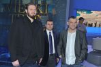 W grupie sportowców byli: Tomasz Majewski, Leszek Blanik i Paweł Nastula (fot. Jan Bogacz/TVP)