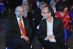 Juliusz Braun, pełniący obowiązki prezesa TVP i Krzysztof Koehler, szef TVP Kultura (fot. Jan Bogacz/TVP)