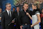 Przemysław Radziszewski tuż po swoim pierwszym występie nie zdradzał zbyt wiele entuzjazmu (fot. I. Sobieszczuk/TVP)