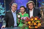 Robert Janowski, Grażyna Brodzińska i Zbigniew Wodecki (fot. Ireneusz Sobieszczuk/TVP)
