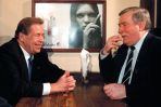 Vaclav Havel i Lech Wałęsa – liderzy opozycji, prezydenci, przyjaciele (fot. PAP/EPA)