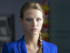 Agata ostro protestuje przeciw spreparowanej biografii (fot. TVP)