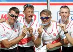 Adam Korol, Marek Kolbowicz, Konrad Wasielewski i Michał Jeliński obronili tytuł zdobyty dwa lata temu (fot. PAP/Adam Ciereszko