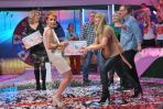 Katarzyna Zielińska i Marzena Rogalska potrafią rywalizować nawet o krajalnicę kuchenną (fot. J. Bogacz/TVP)