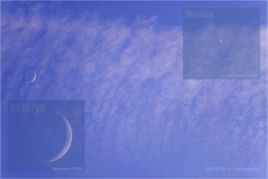 Moon & Venus in daylight