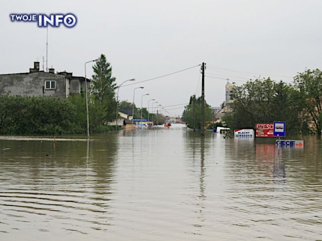 ポーランド洪水被害の様子