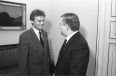 Donald Tusk w 1991 roku wygladał uroczo - blond loczki, niebieskie oczy...(fot. arch. PAP/Ireneusz Radkiewicz)