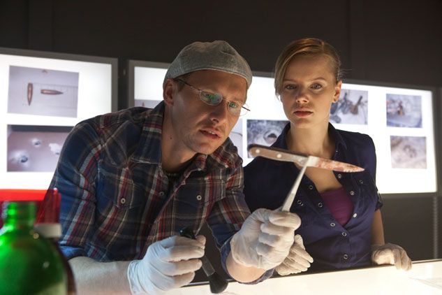 Między Adą a laborantem nawiązuje się nić sympatii (fot. Mikołaj Tym)