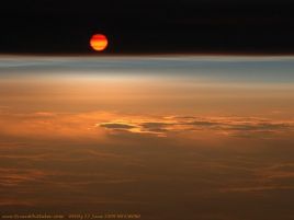 Wulkan Saryczew widziany z ISS, fot. Brian Whittaker