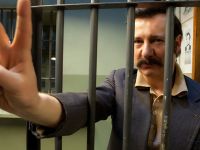 Robert Więckiewicz jako Lech Wałęsa na planie filmu w reżyserii Andrzeja Wajdy (fot. Akson Studio/Marcin Makowski)