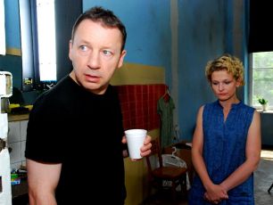 Zbigniew Zamachowski i Dominika Ostałowska (fot. Witold Szczekowski, TVP)