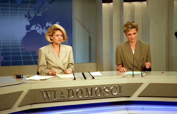 Małgorzata Szelewicka i Monika Lechowska, 1993 (fot. I. Sobieszczuk)