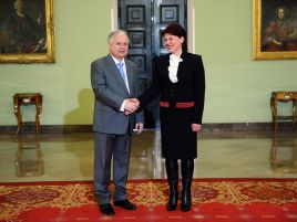 Andżelika Borys rozpoczęła podróż do Warszawy i Brukseli (fot. PAP/Jacek Turczyk)