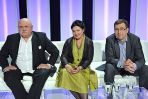 W rozmowie o latach 40. wzięli udział Katarzyna Lengren,  Stanislaw Szelc i Maciej Orloś / fot. Jan Bogacz TVP